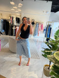 LightDenim Culotte Pants
