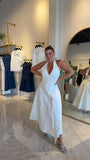 White CorsetWaist Dress