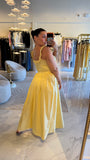 Yellow MaxiSkirt & Top Set