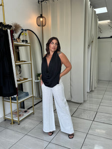 White Denim Rhinestones Jeans