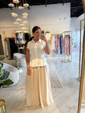 Beige Tailored Pants
