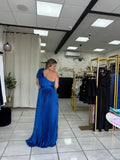 Royal Blue OneShoulder Dress
