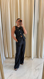 Black Vest & Pants Set