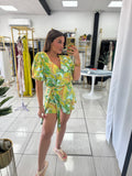 Green Leaves Romper