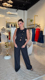 Black Vest & Pants Set