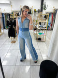 LightBlue Denim Jumpsuit