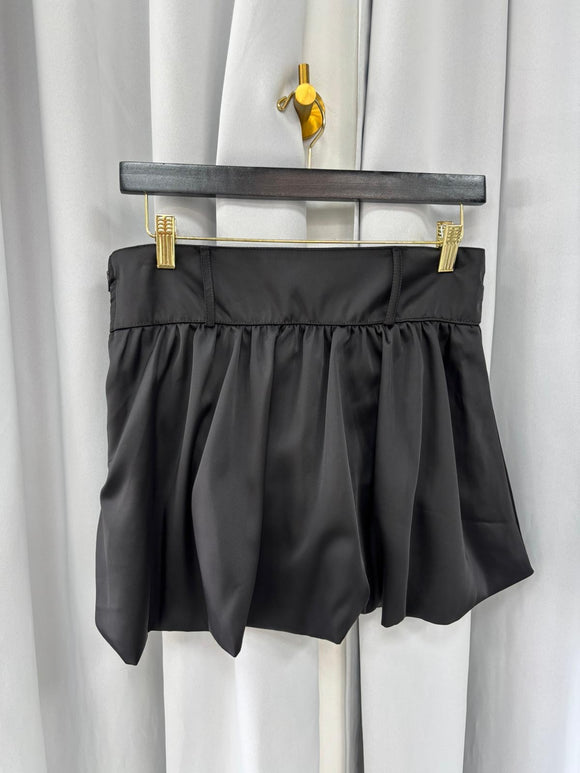 DEAL OF THE DAY! Black Bubble Belt Skirt