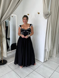 Black RicRac MidiDress