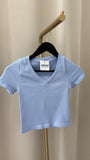 Vneck Basic Slevees Top