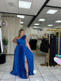 Royal Blue OneShoulder Dress