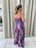 Purple Ruffle Jumpsuit