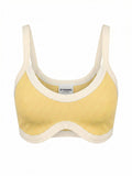 TwoTone Ribbed Crop Basic