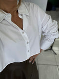 White ButtonDown Top