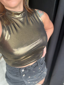 Gold Shine Tank Top