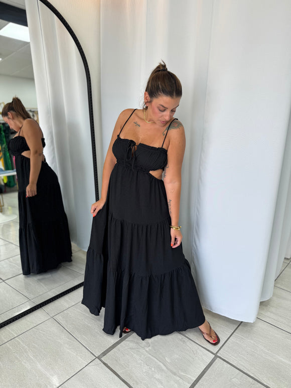 Black CutOut SunDress