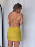 Moss Flower MiniDress