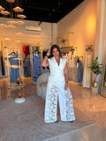 Eyelet Vest & Pants Set