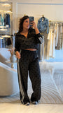 Black Polkadots Travel Set