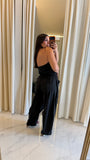 AshBlack Strapless Jumpsuit