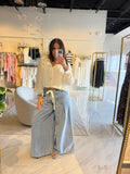 LightDenim WaistTie Pants