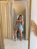 Acid Denim Romper