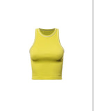 Contrast High Neck Rib Basic