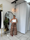 Leopard WideLeg Pants