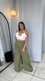 Olive Wide Trousers