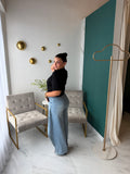 LightBlue Asymmetric Jeans