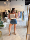 Dark Denim Skort
