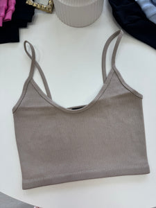 Nude Ribbed Bralette