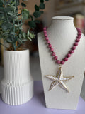 Starfish or Lobster Beads Necklace