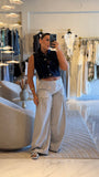 Denim Stripe Pants