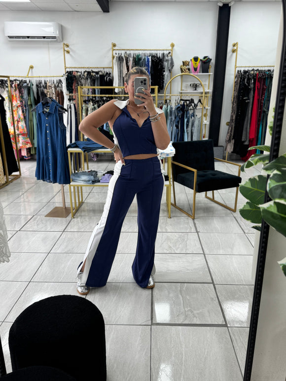 Blue Tracksuit Set