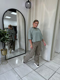 Baggy Camel Cargo Pants