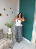 GrayBambi AllOver Barrel Pants