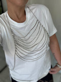 White Diamond Chain Top