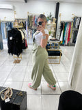 Sage Solid Overall (Oversized)