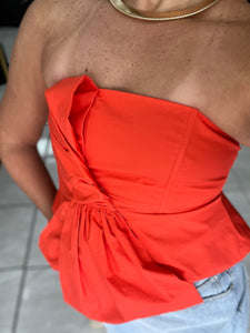 DEAL OF THE DAY - Bow Detail Strapless Top