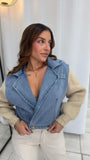 Denim Knitted Jacket