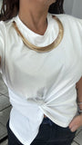 White Necklace Top