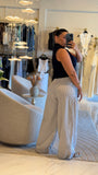 Denim Stripe Pants