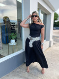 Black One Shoulder MaxiDress