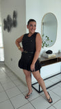 Black Belt Dress