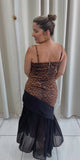 BrownLeopard Lace Set