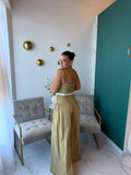 Pear LaceTie Jumpsuit