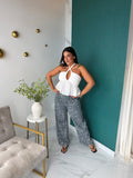 GrayBambi AllOver Barrel Pants