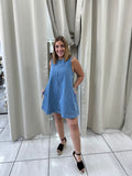 Denim Sleeveless ALine Dress