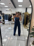 DenimBlue Sleeveless Jumpsuit