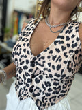 Light Animal Print Vest